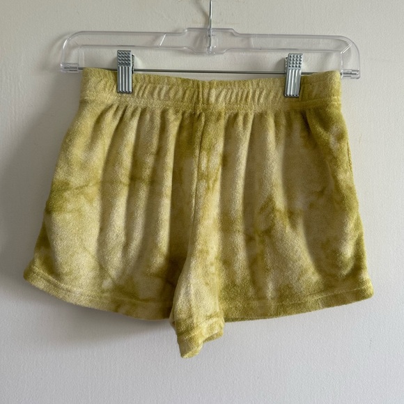 Billabong Kids Girls Yellow Tie Dye Super Soft Comfy Towel Cloth Shorts Size M - Picture 4 of 6